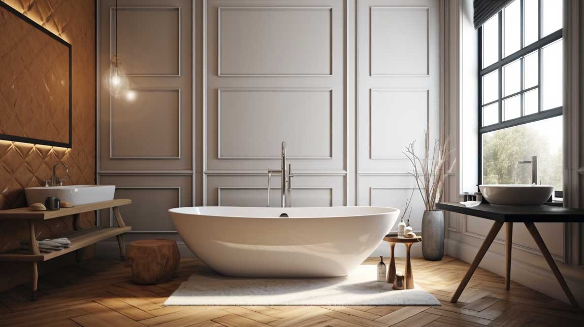 20+ Unique Bathroom Wall Paneling Ideas for a Luxurious Look • 333 ...