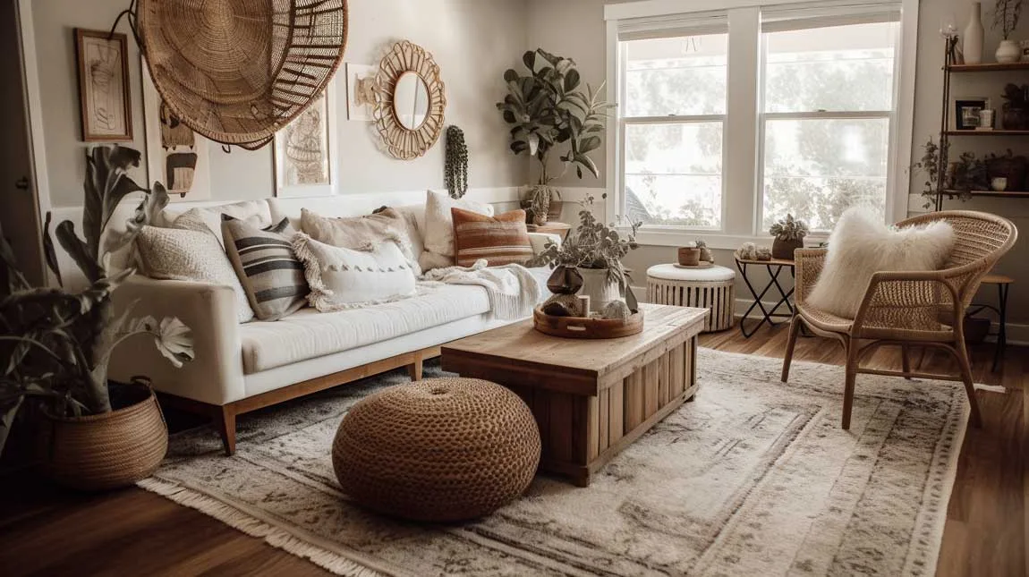 How to Blend Boho Chic and Farmhouse Styles for a Stunning Living Room