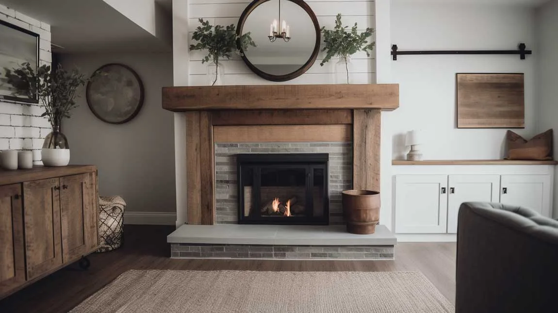 9+ Unique Farmhouse Fireplace Ideas to Add Rustic Charm to Your Living Room