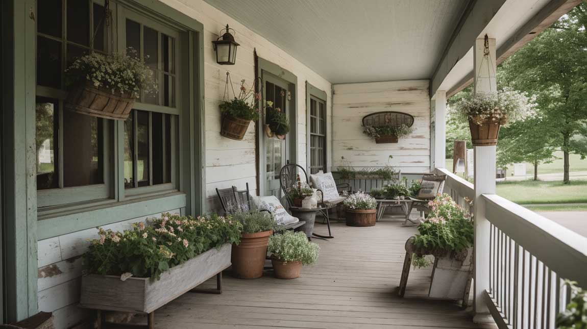 20+ Farmhouse Porch Ideas for Creating the Ultimate Welcoming Oasis ...