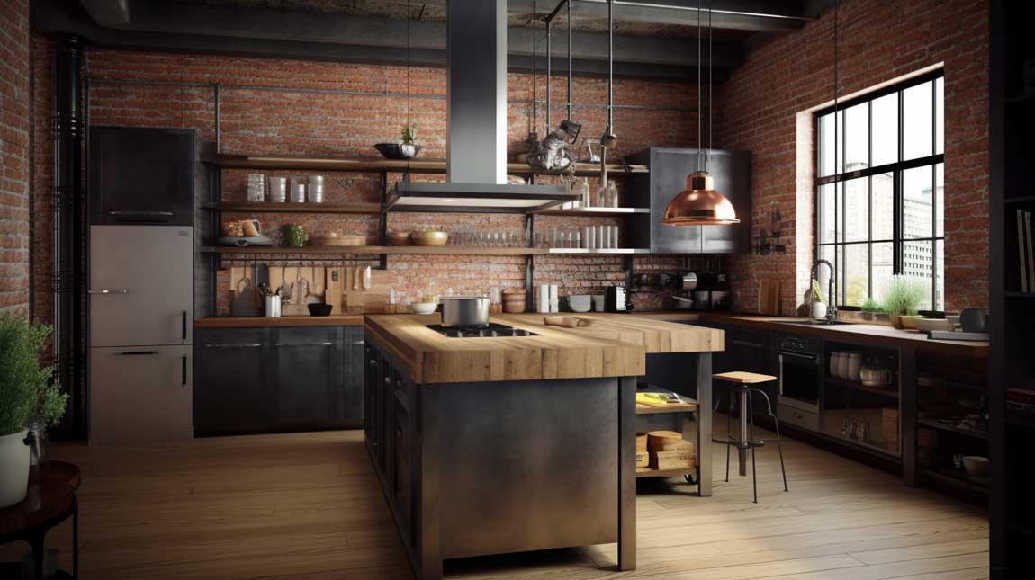 15+ Jaw-Dropping Loft Style Kitchens to Inspire Your Next Renovation ...