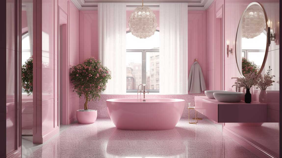 22+ Luxurious Pink Bathroom Decor Ideas to Inspire Your Next Makeover ...