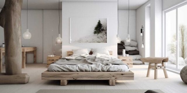 Create a Cozy Organic Scandinavian Bedroom Oasis