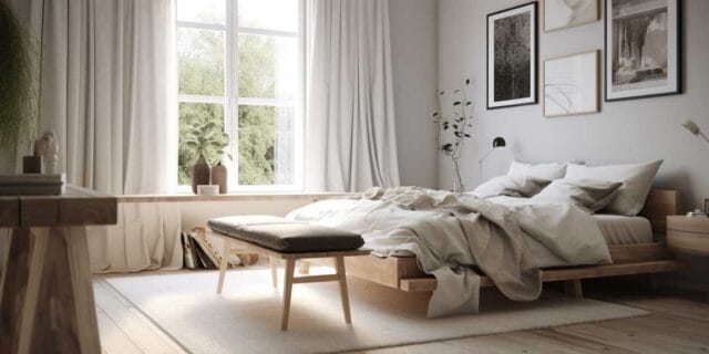 Create a Cozy Organic Scandinavian Bedroom Oasis