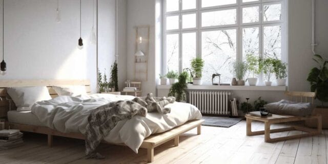 Create a Cozy Organic Scandinavian Bedroom Oasis