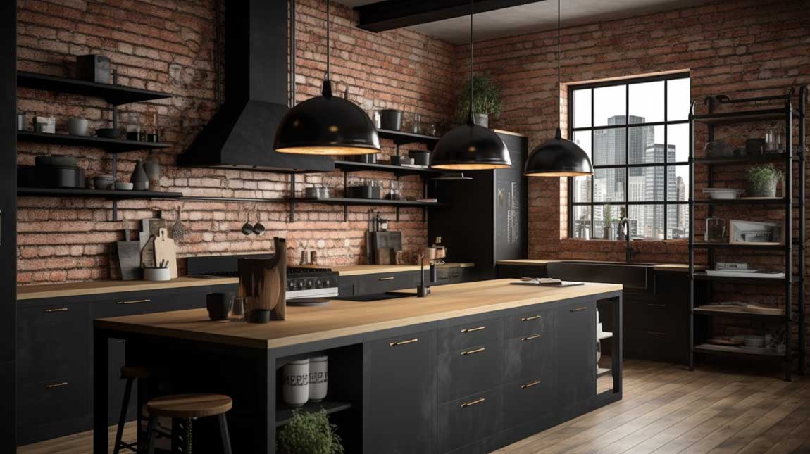 6+ Daring Black Modern Cabinet Ideas for a Sleek and Stylish Kitchen ...