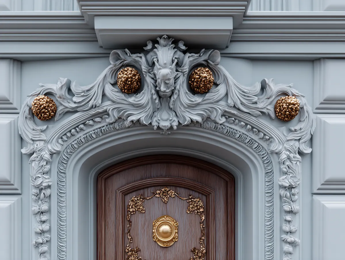 5+ Ways to Modernize a Classical Front Door with Decorative Trim
