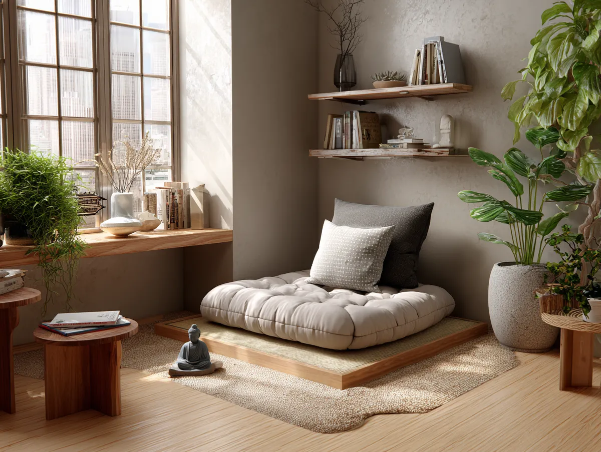 Zen Retreat in Japandi Small Bedroom - 3