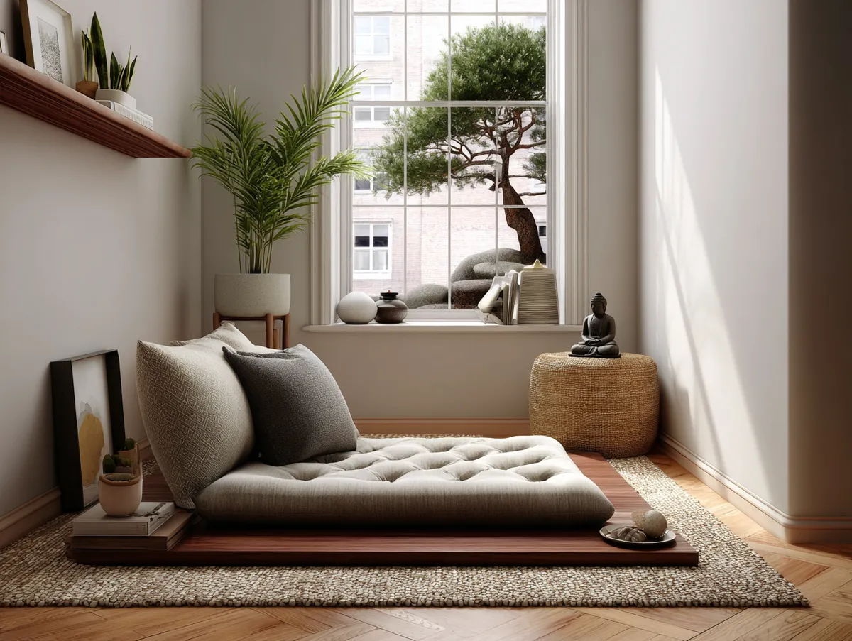 Zen Retreat in Japandi Small Bedroom - 4