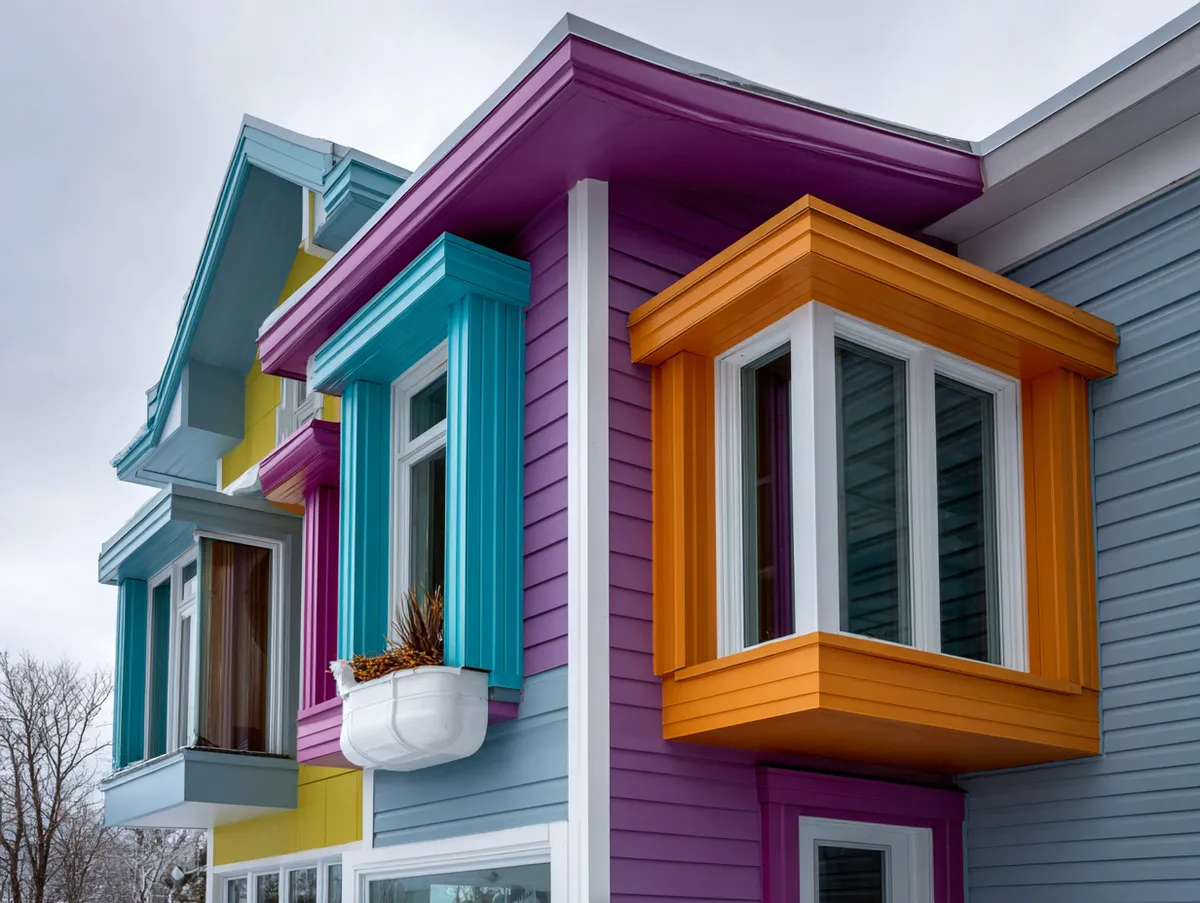 Playful Color Pop with Vibrant Outdoor Window Trim - 4