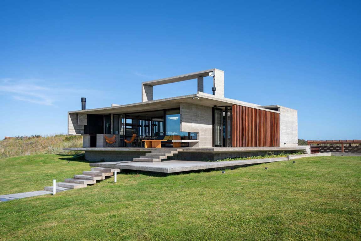 concrete tiny house