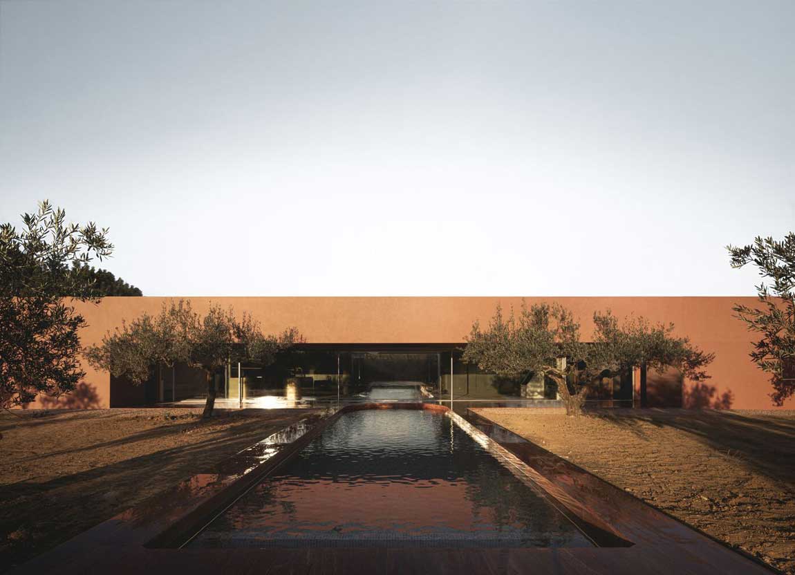 minimalist concrete house