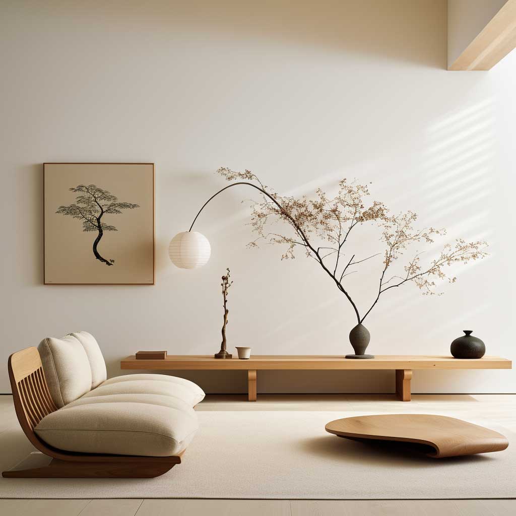 Japanese Minimalist Living Room Where Empty Space Does The Heavy Lifting