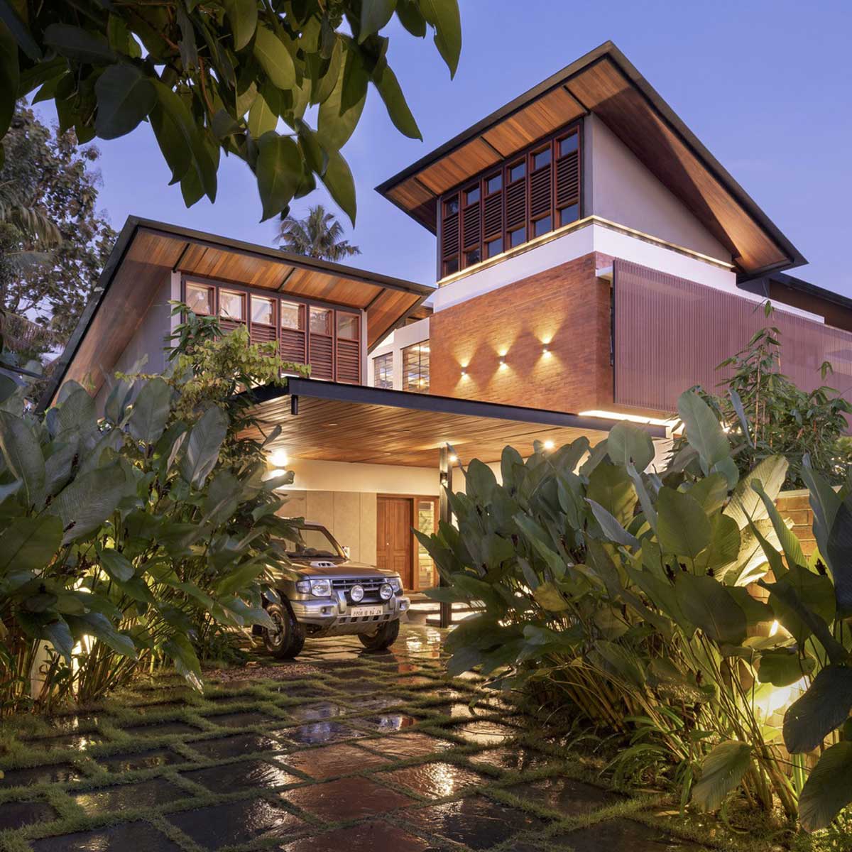 modern steel frame house plans