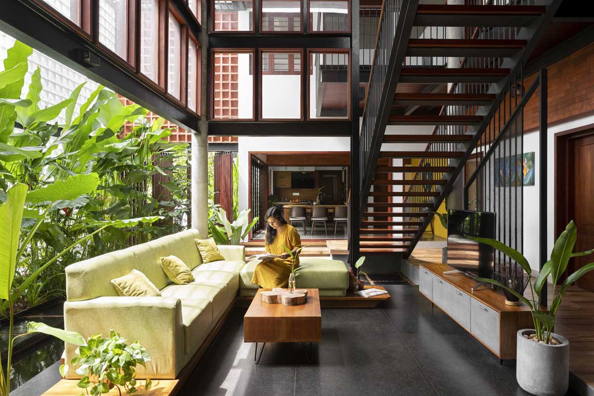 modern steel frame house plans