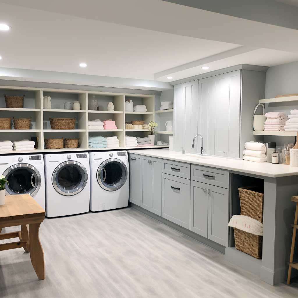 8+ Budget-Friendly Basement Laundry Room Ideas for Your Home • 333 ...