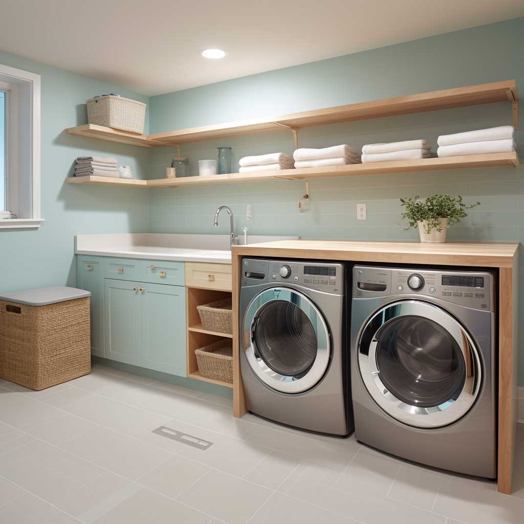 8+ Budget-Friendly Basement Laundry Room Ideas for Your Home • 333+ Art ...