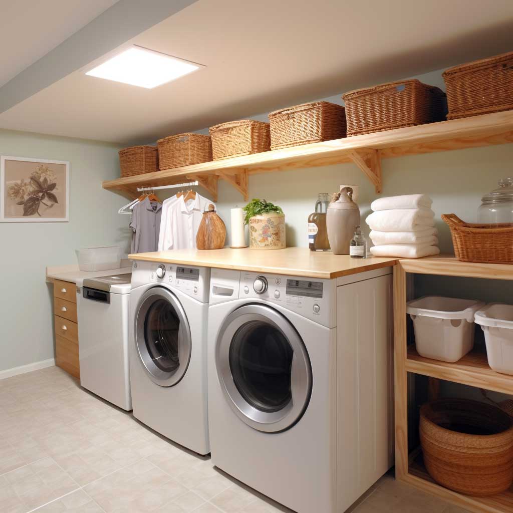 8+ Budget-Friendly Basement Laundry Room Ideas for Your Home • 333+ Art ...