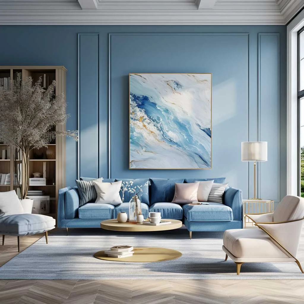 How to Create a Harmonious Blue Living Room Scheme