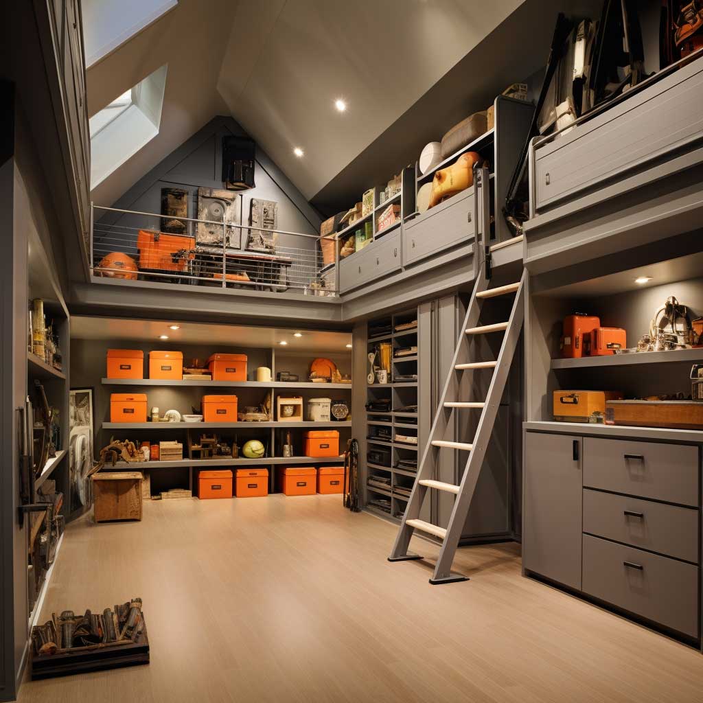 garage with loft ideas