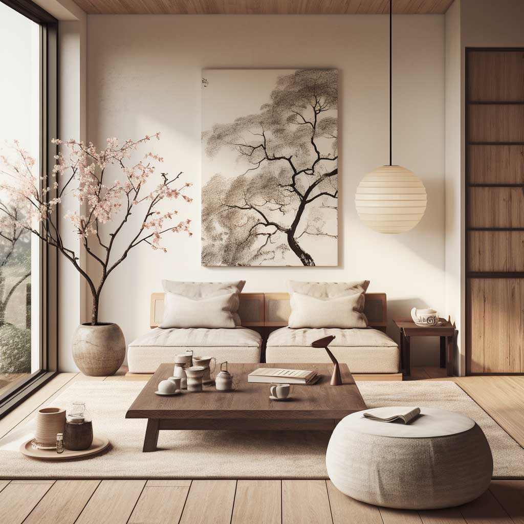 How to Create a Tranquil Japanese Living Room Design • 333+ Art Images