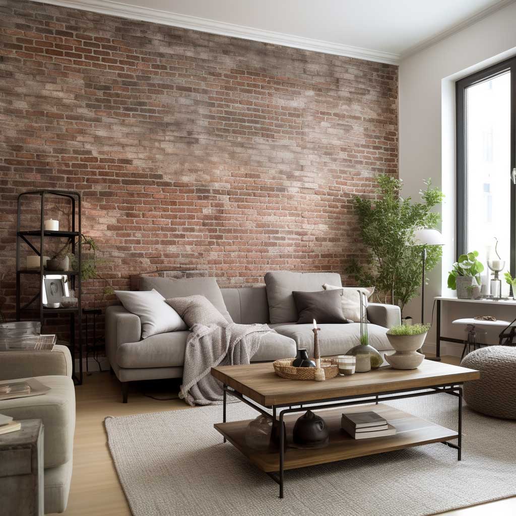 Brick Wallpaper Living Room Ideas Timeless Style Meets Modern Comfort