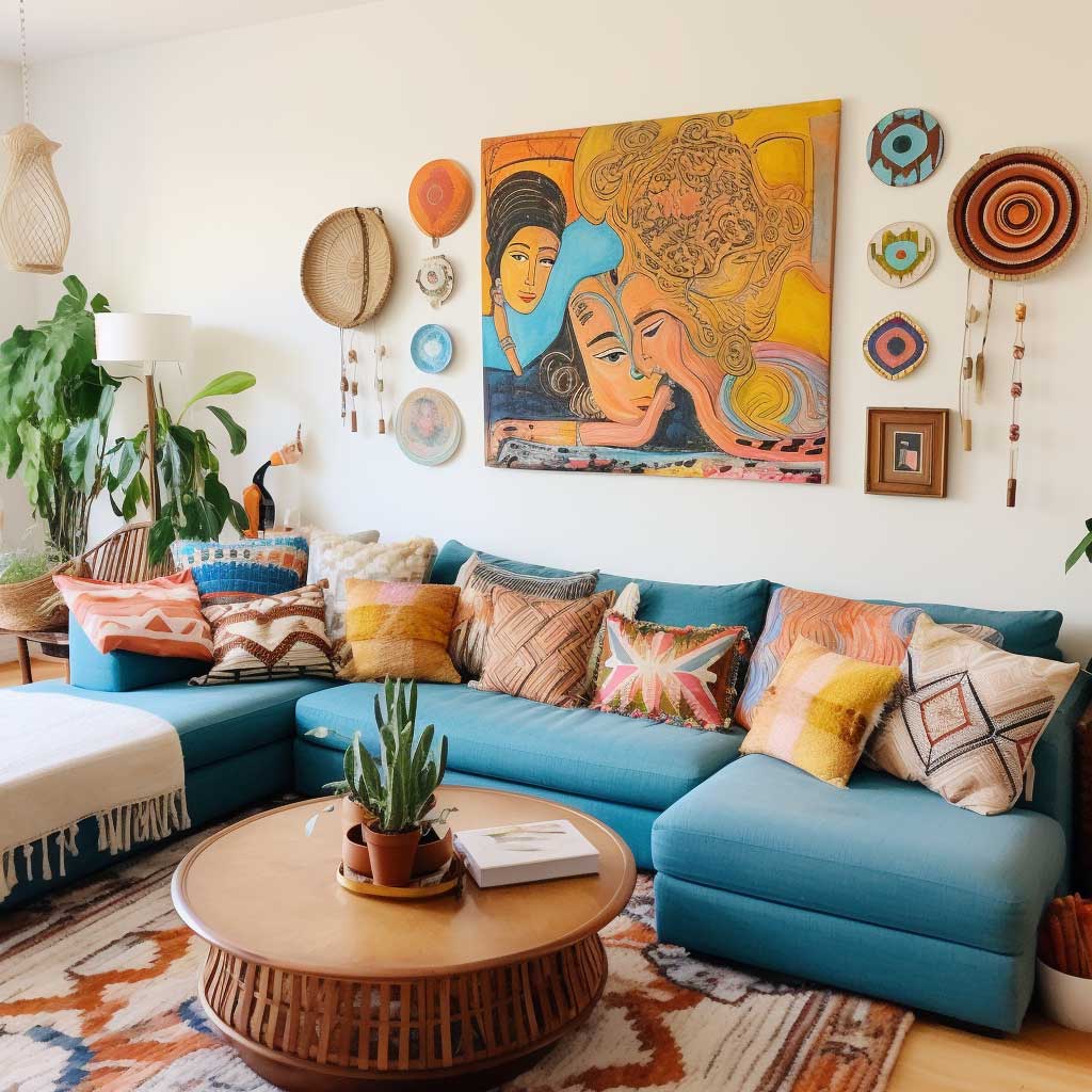 3+ Ways to Design a Colorful Boho Living Room • 333+ Inspiring ...