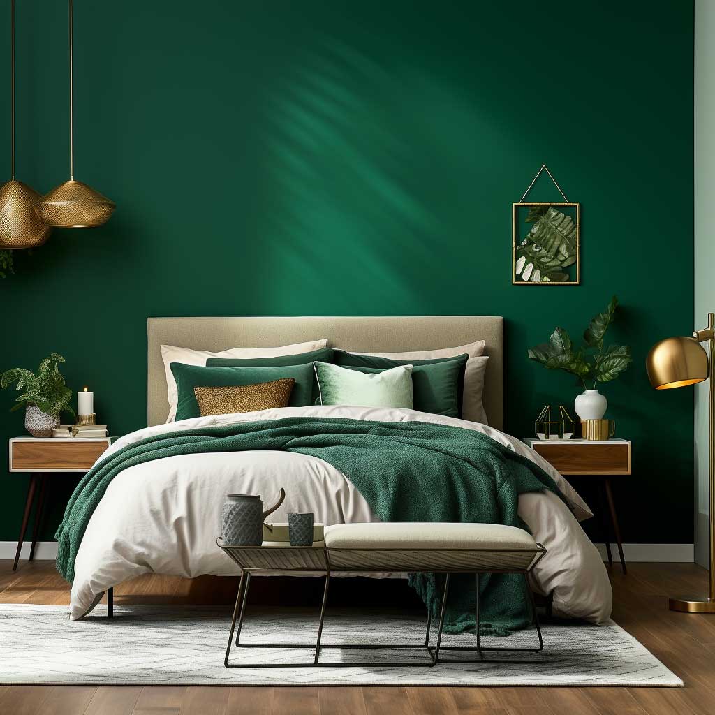 3+ Unique Green Paint Ideas for a Soothing Bedroom Space • 333 ...