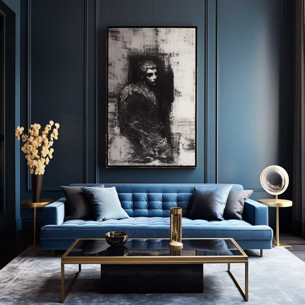 3 Ways to Design a Modern Grey and Blue Living Room • 333+ Art Images