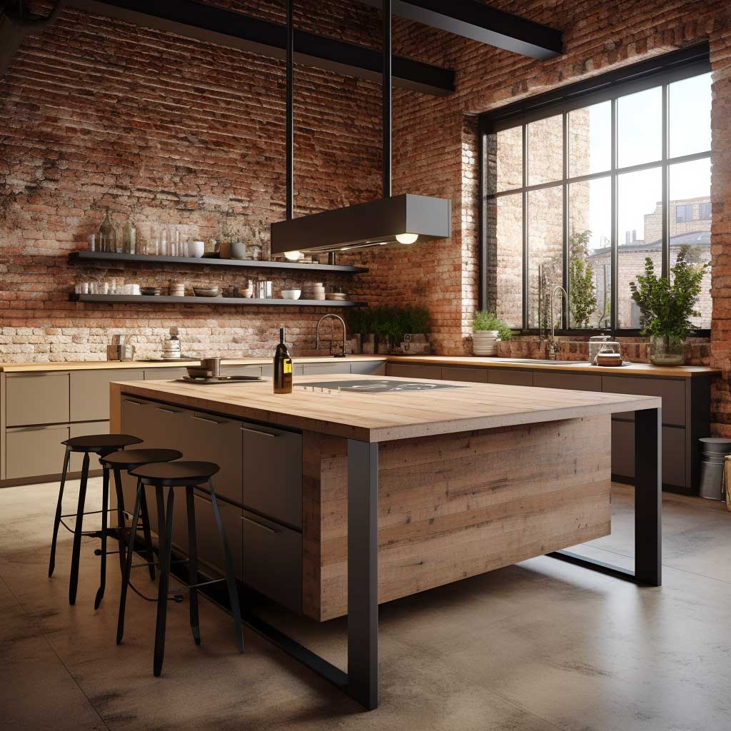 8+ Modern Kitchen Island Ideas for an Industrial Style Kitchen • 333 ...