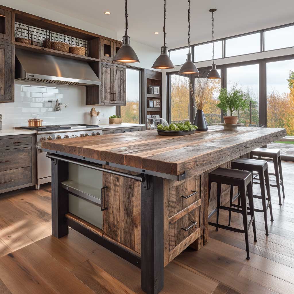 8+ Modern Kitchen Island Ideas for an Industrial Style Kitchen • 333 ...