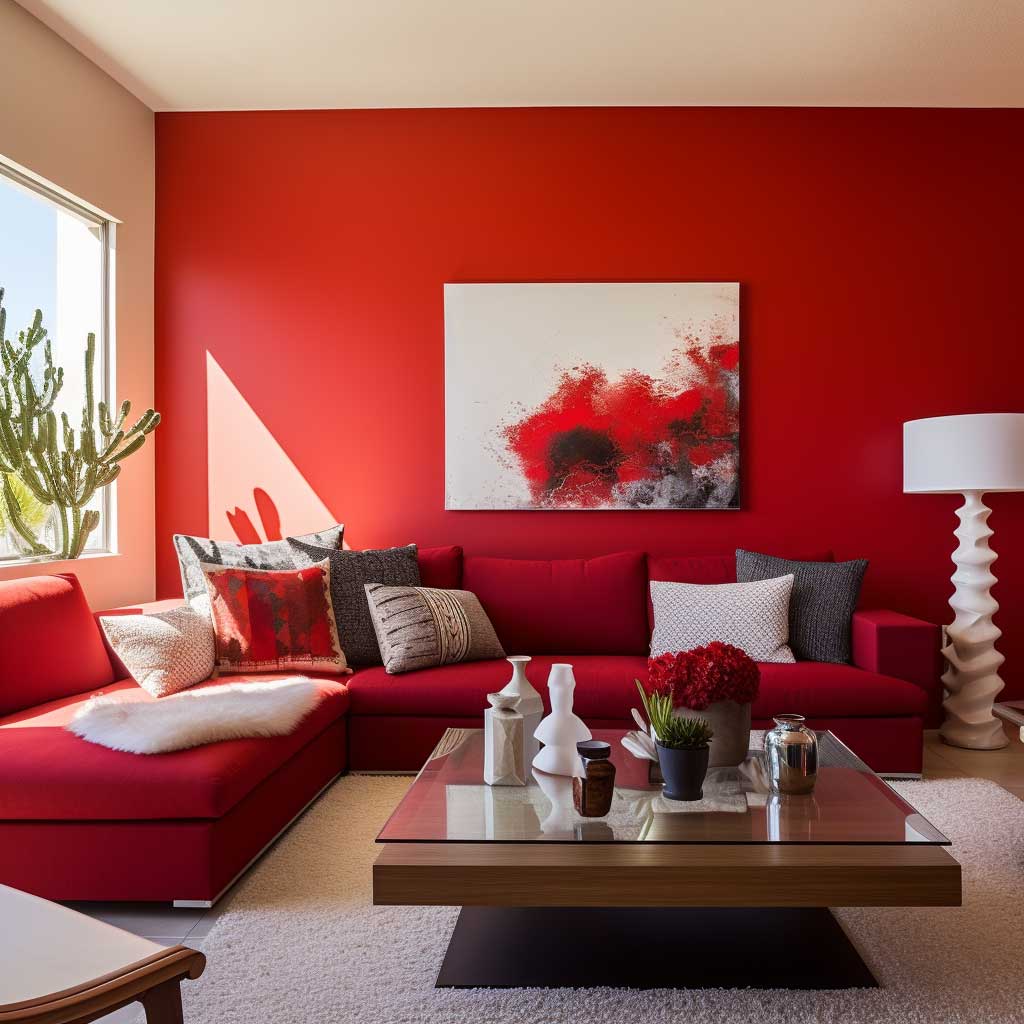 3+ Ways To Add A Splash Of Red To Your Living Room • 333+ Inspiring 