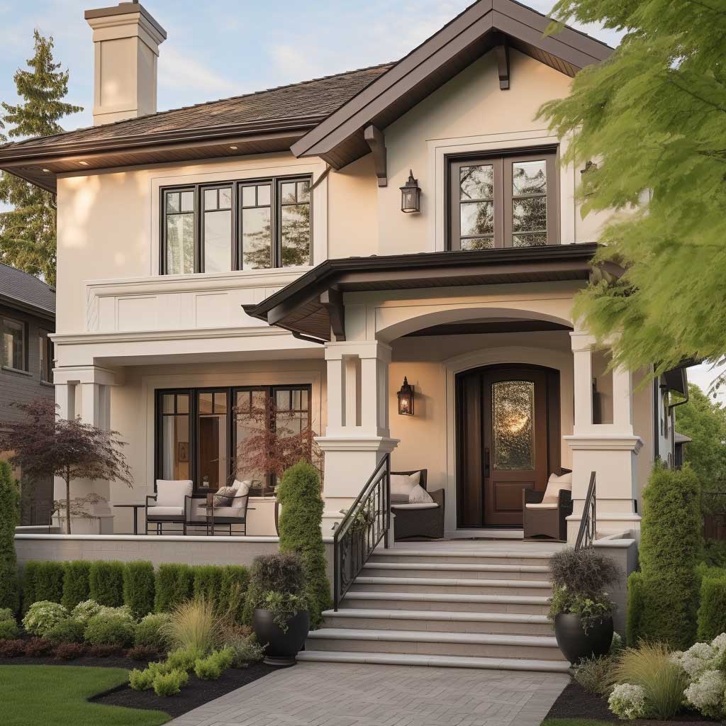 5+ Two Tone Exterior House Paint Ideas to Elevate Traditional Homes ...