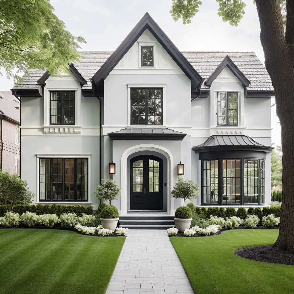 5+ Two Tone Exterior House Paint Ideas To Elevate Traditional Homes 