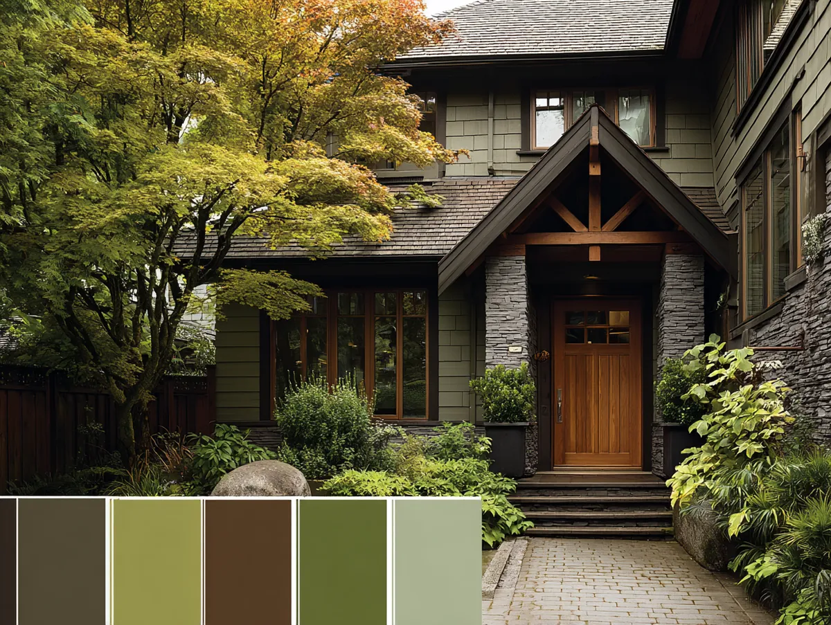 Earthy Browns with Vibrant Greens - 3