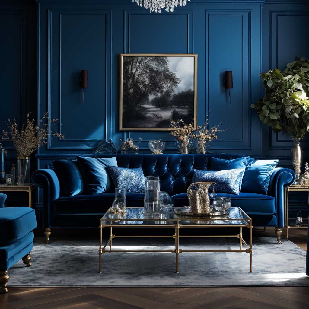 4+ Blue Velvet Sofa Living Room Ideas to Elevate Your Home Decor • 333 ...