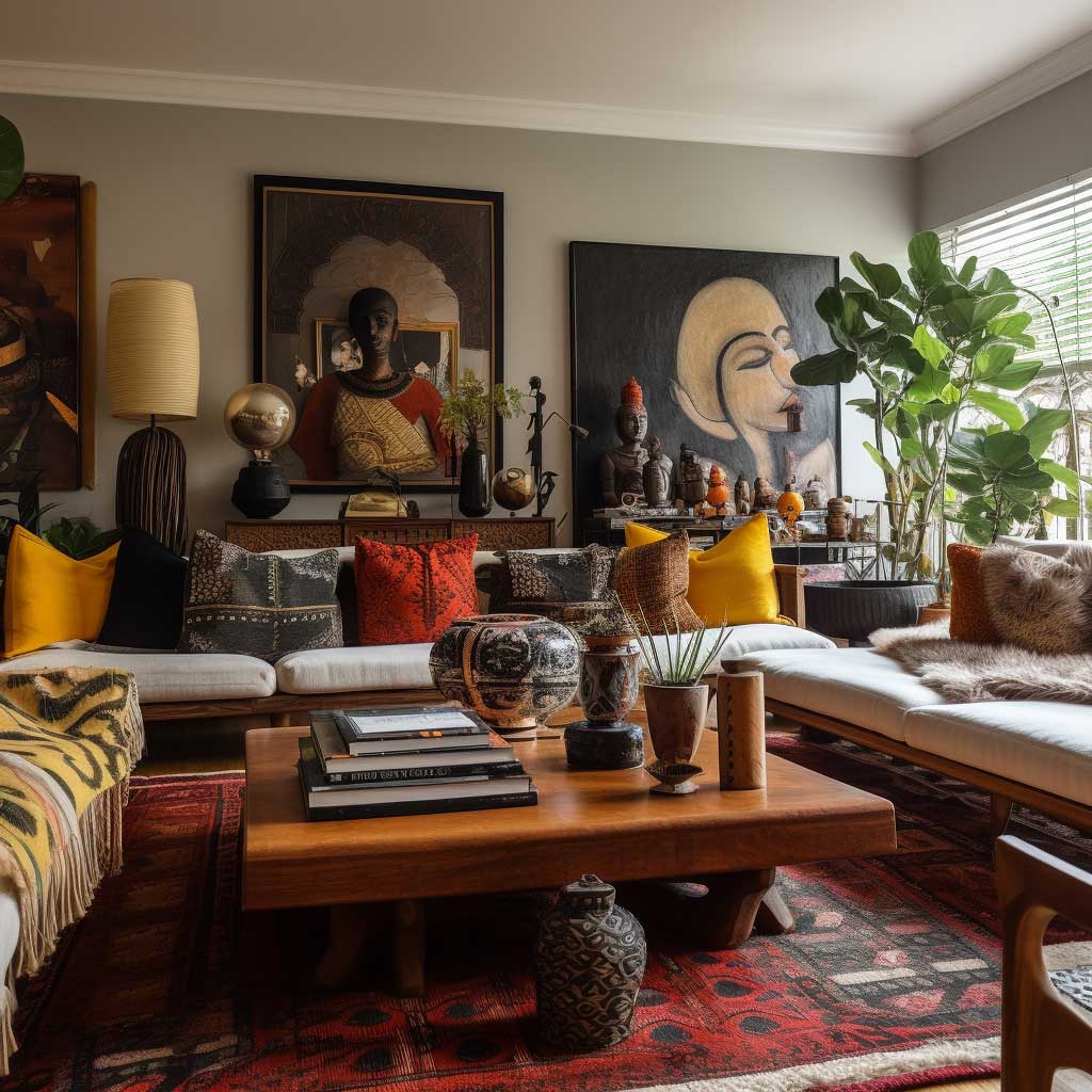 Eclectic Living Room Wonders Where Tradition Meets Modernity • 333+ Art ...