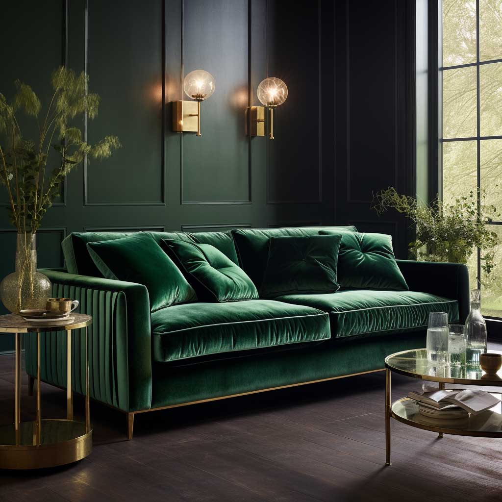 5+ Secrets to Perfecting an Emerald Green Living Room Design • 333+ Art ...