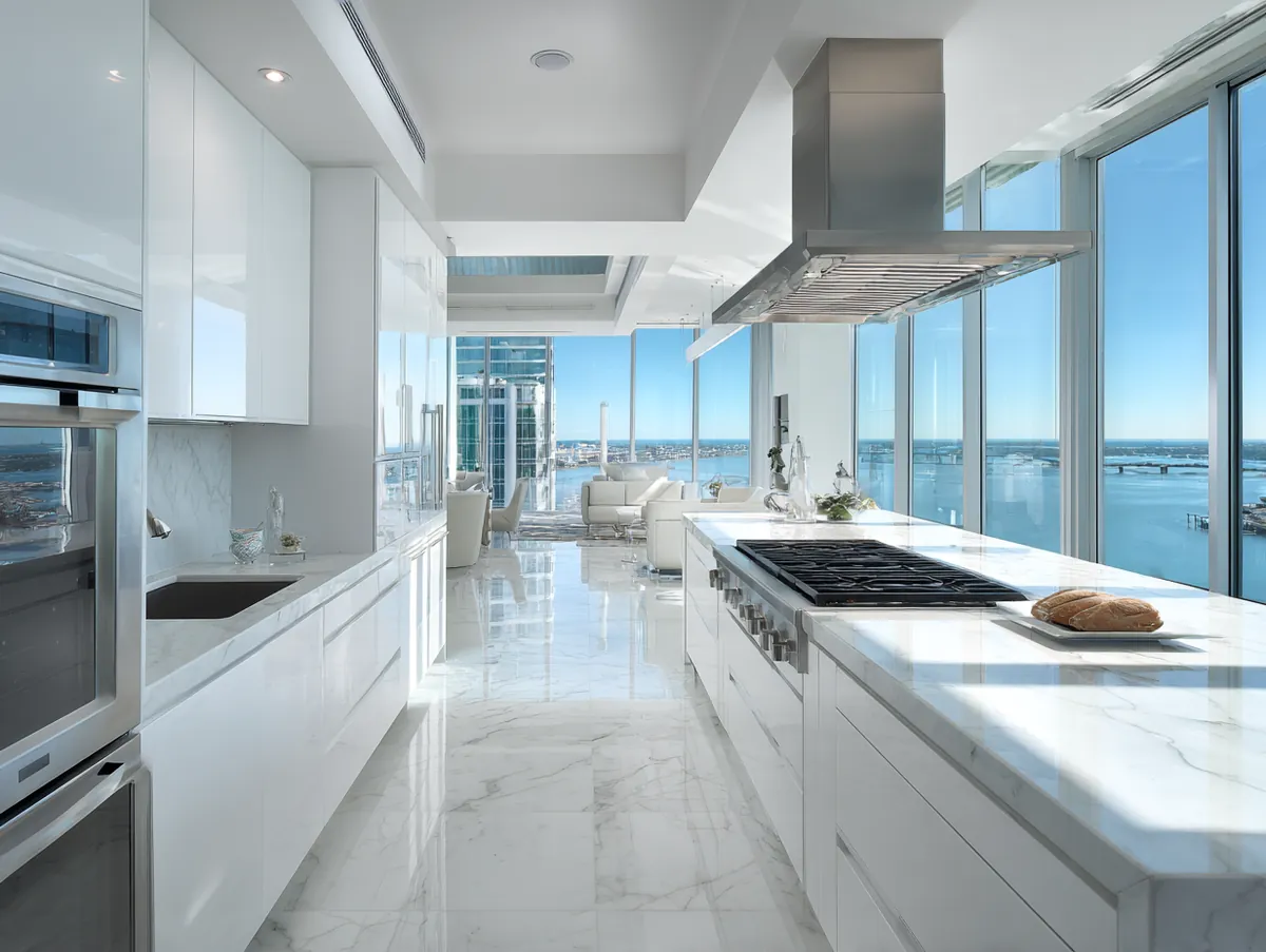 A Symphony of Modern White Kitchen Elements - 3