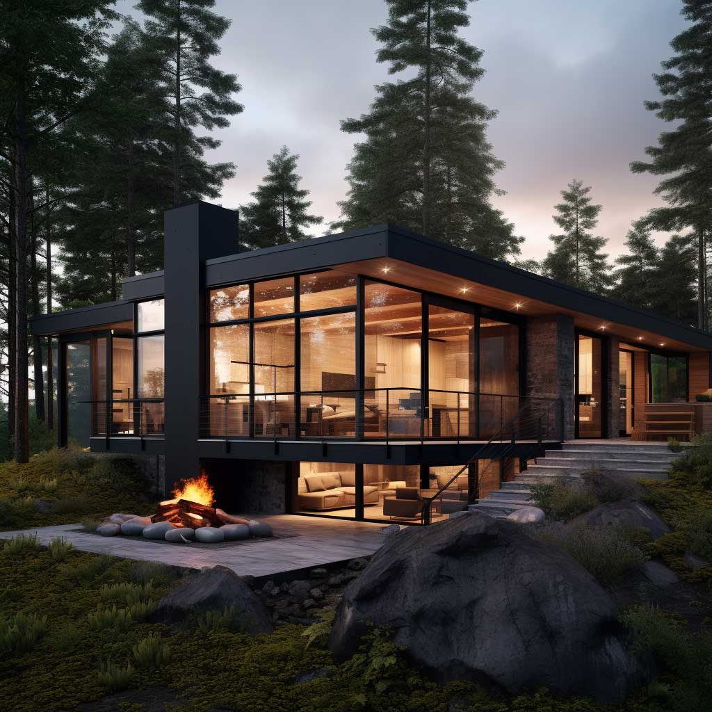 Revolutionary Cabin Exterior Ideas for the Contemporary Wilderness ...