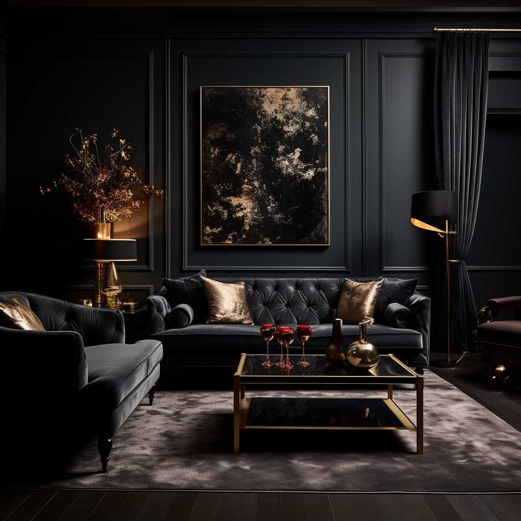 5+ Dark Living Room Ideas for a Luxurious and Intimate Setting • 333 ...