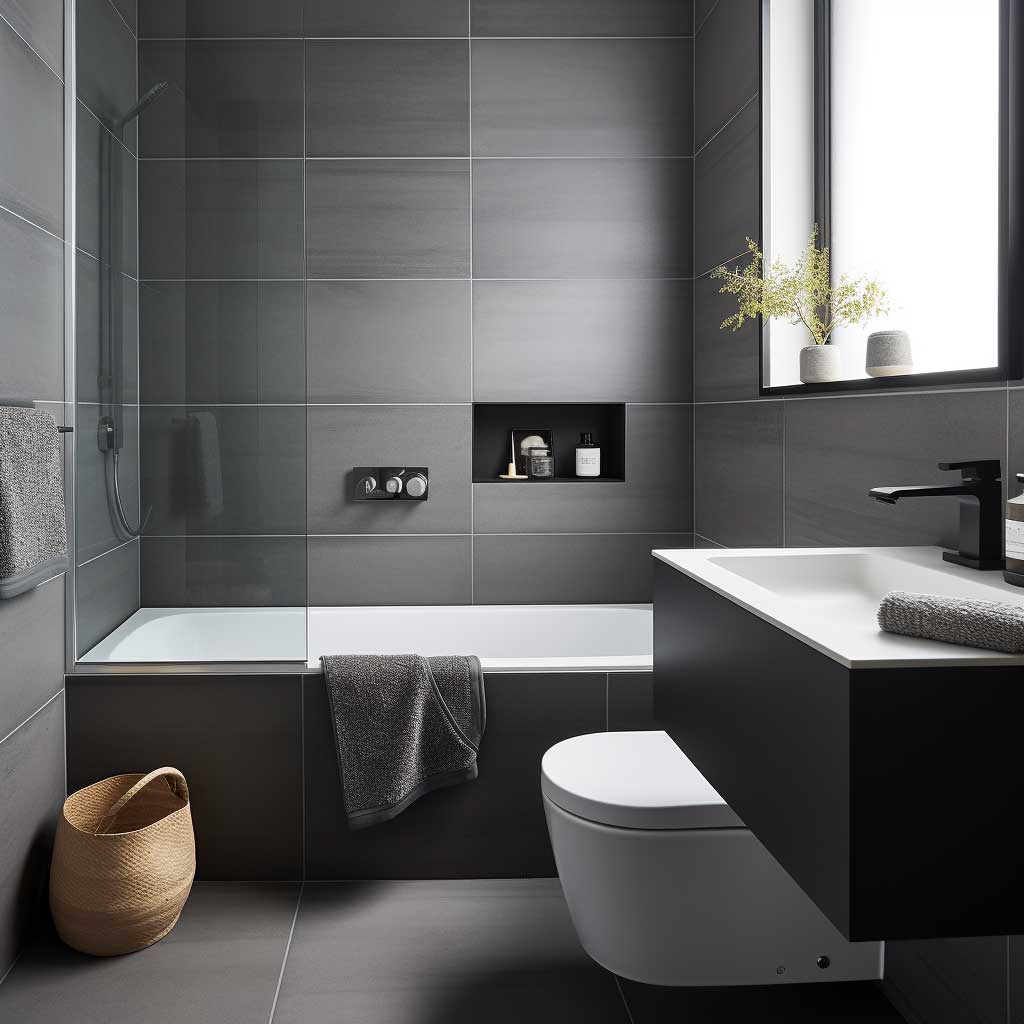 Minimalist Grey Bathroom Ideas for Small Modern Spaces • 333+ Art Images