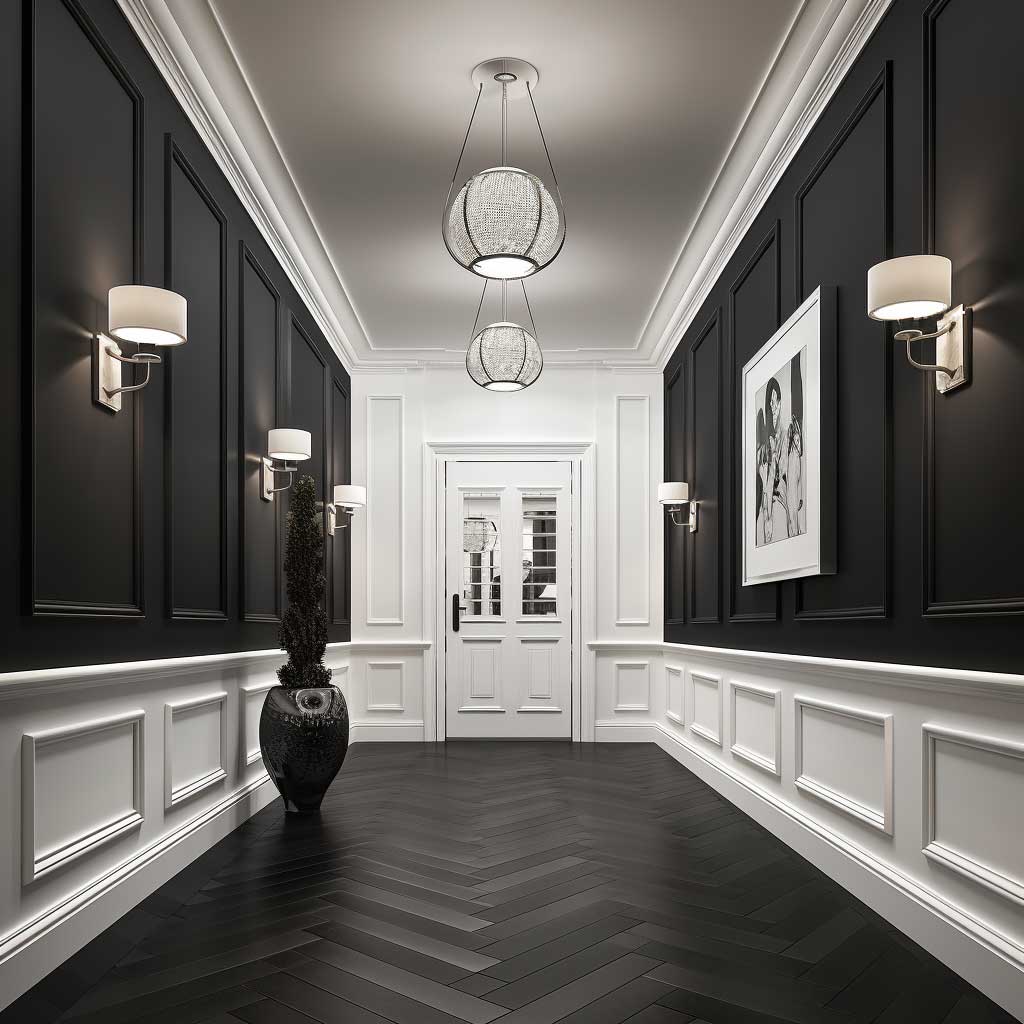 8+ Hallway Panelling Ideas for the Modern Minimalist Home • 333 ...