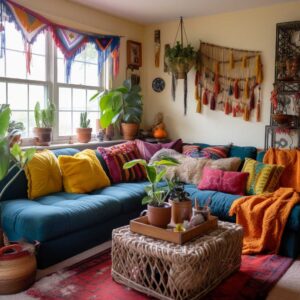 Creating Your Dream Bohemian Style Living Room on a Budget • 333k ...