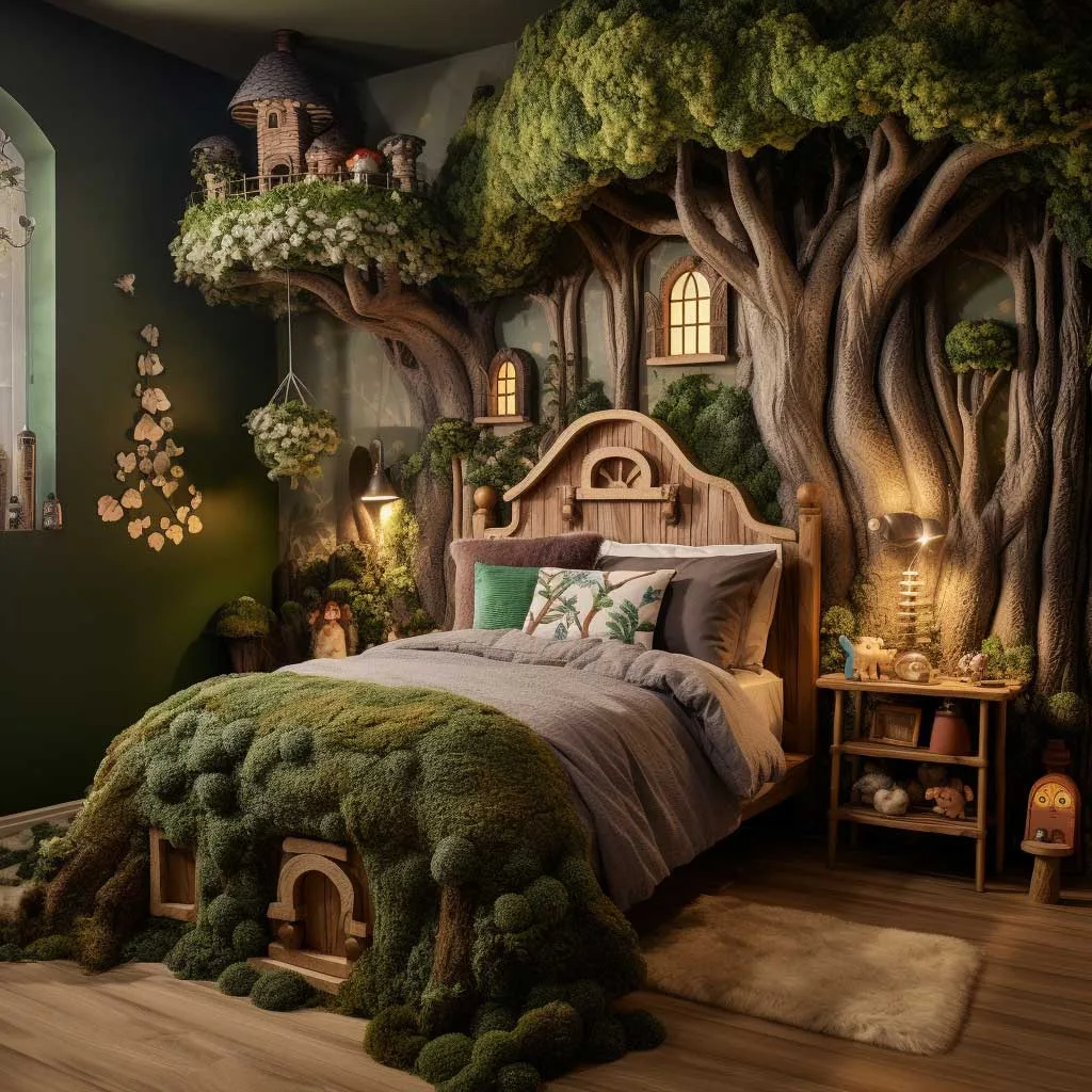 Forest Themed Bedroom