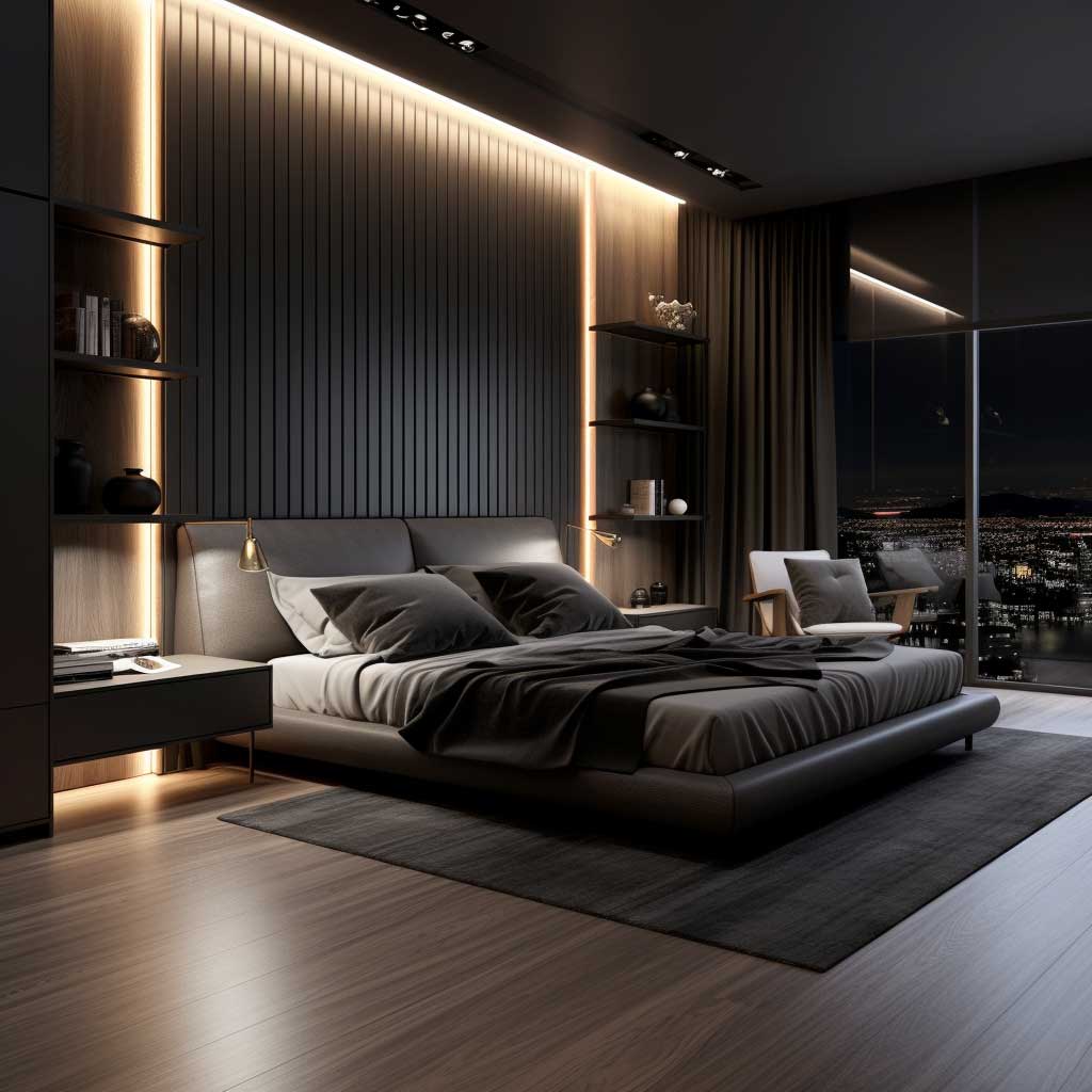 6+ Sophisticated Dark Bedroom Themes for Chic and Comfortable Homes ...