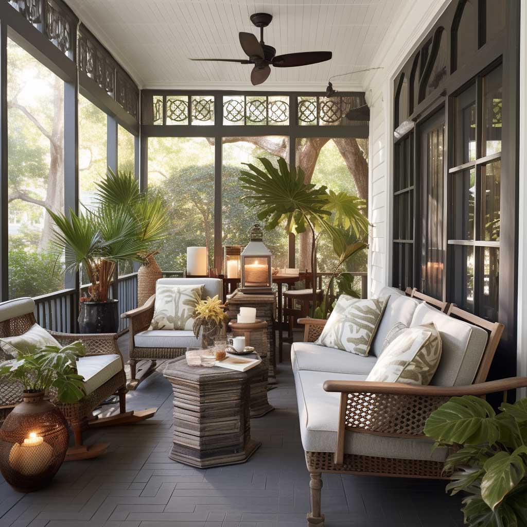 Discover the charm of snug screened porch designs that provide a secluded nook for relaxation and intimate gatherings in any weather.