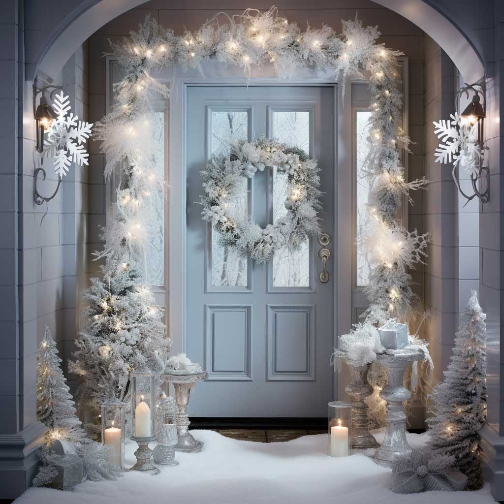 15+ Unforgettable Front Door Christmas Decorations for a Festive Season ...