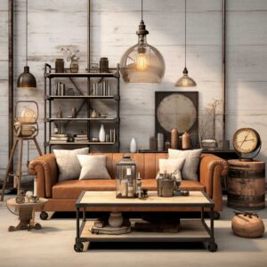 Transform Your Space with Industrial Living Room Design Ideas • 333 ...