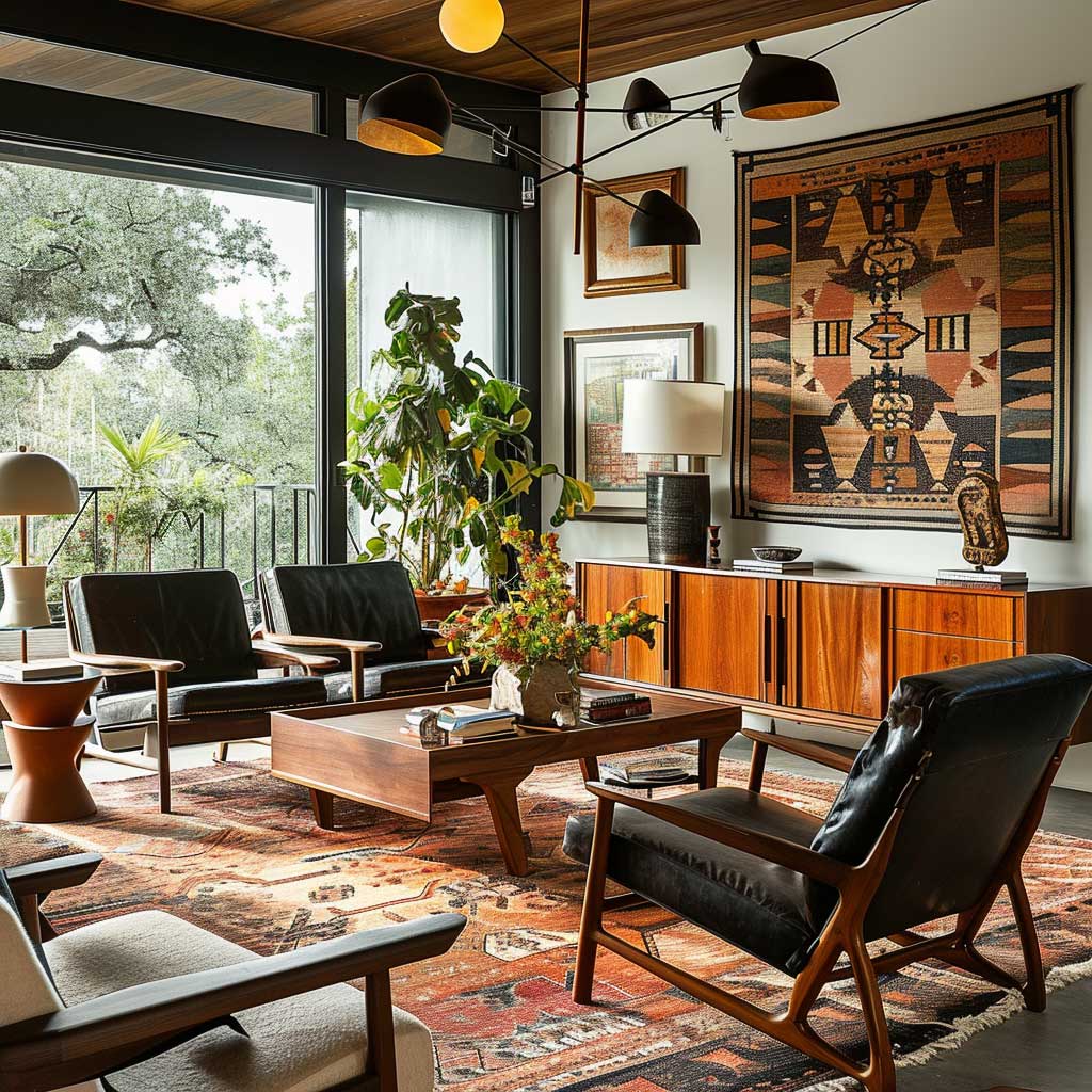Mid century modern lounge hotsell